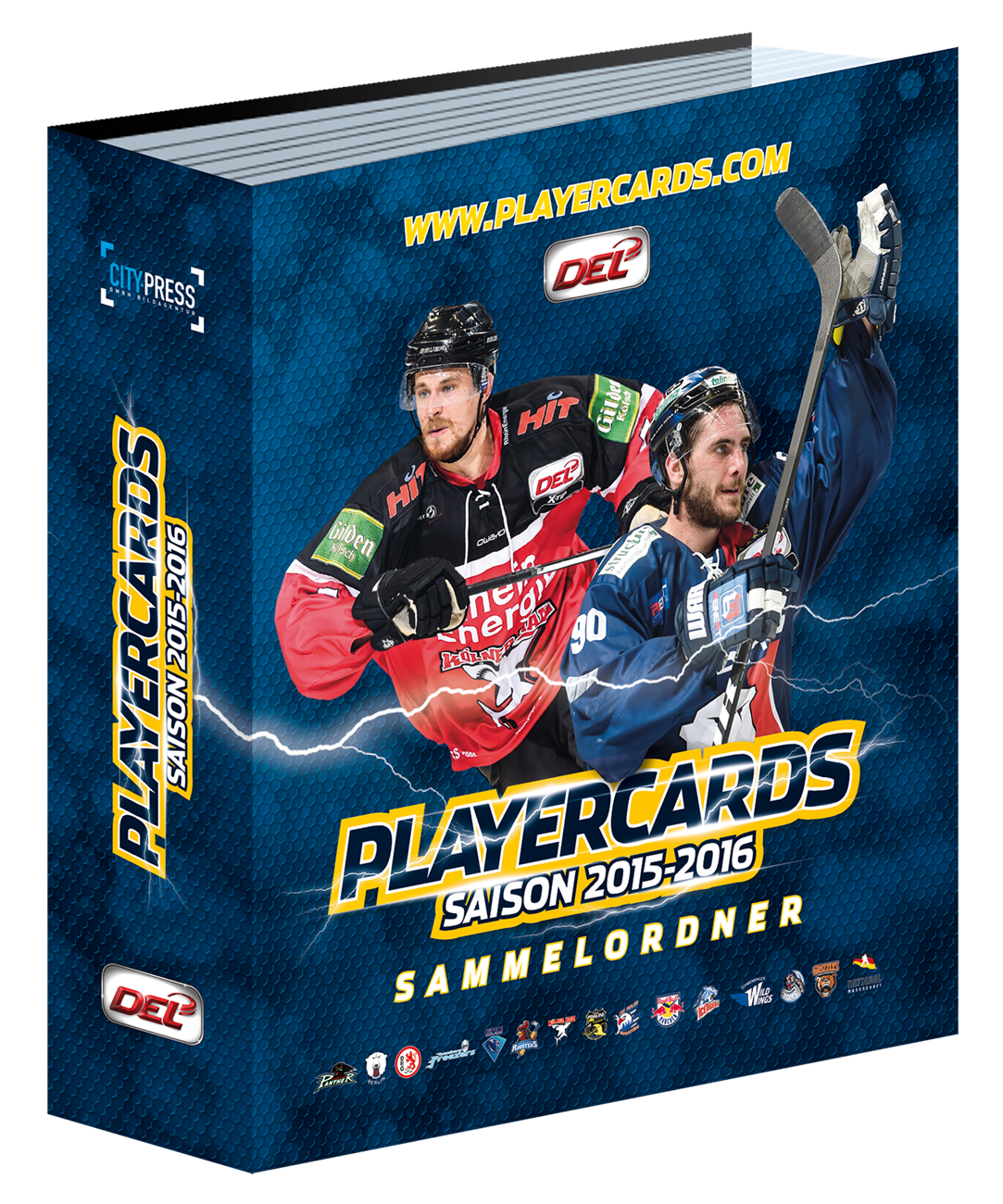 DEL Playercards Sammelordner - 2015/2016
