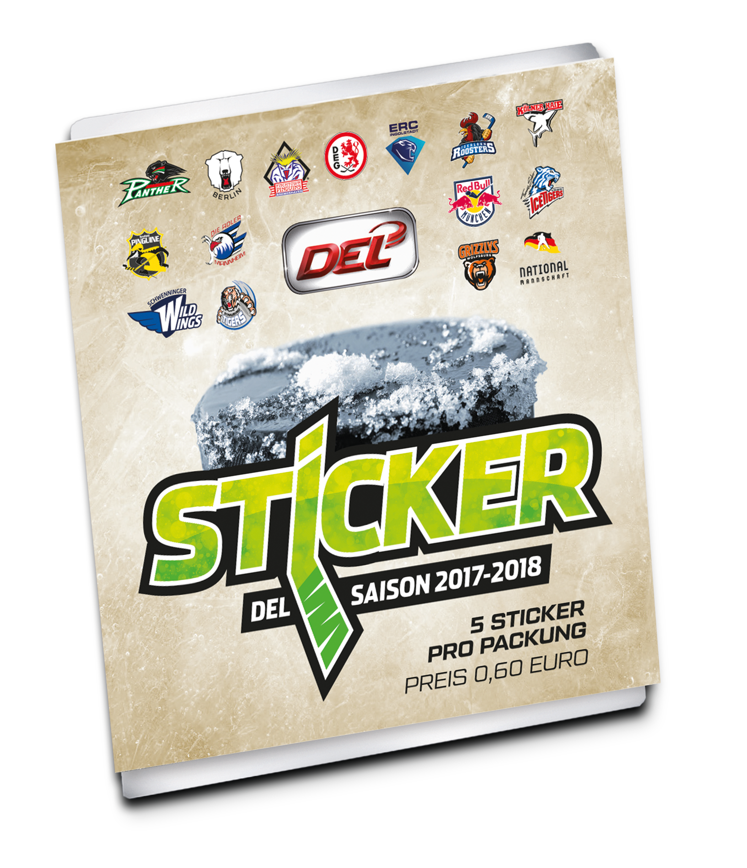 DEL Sticker Packung Saison 2017/2018