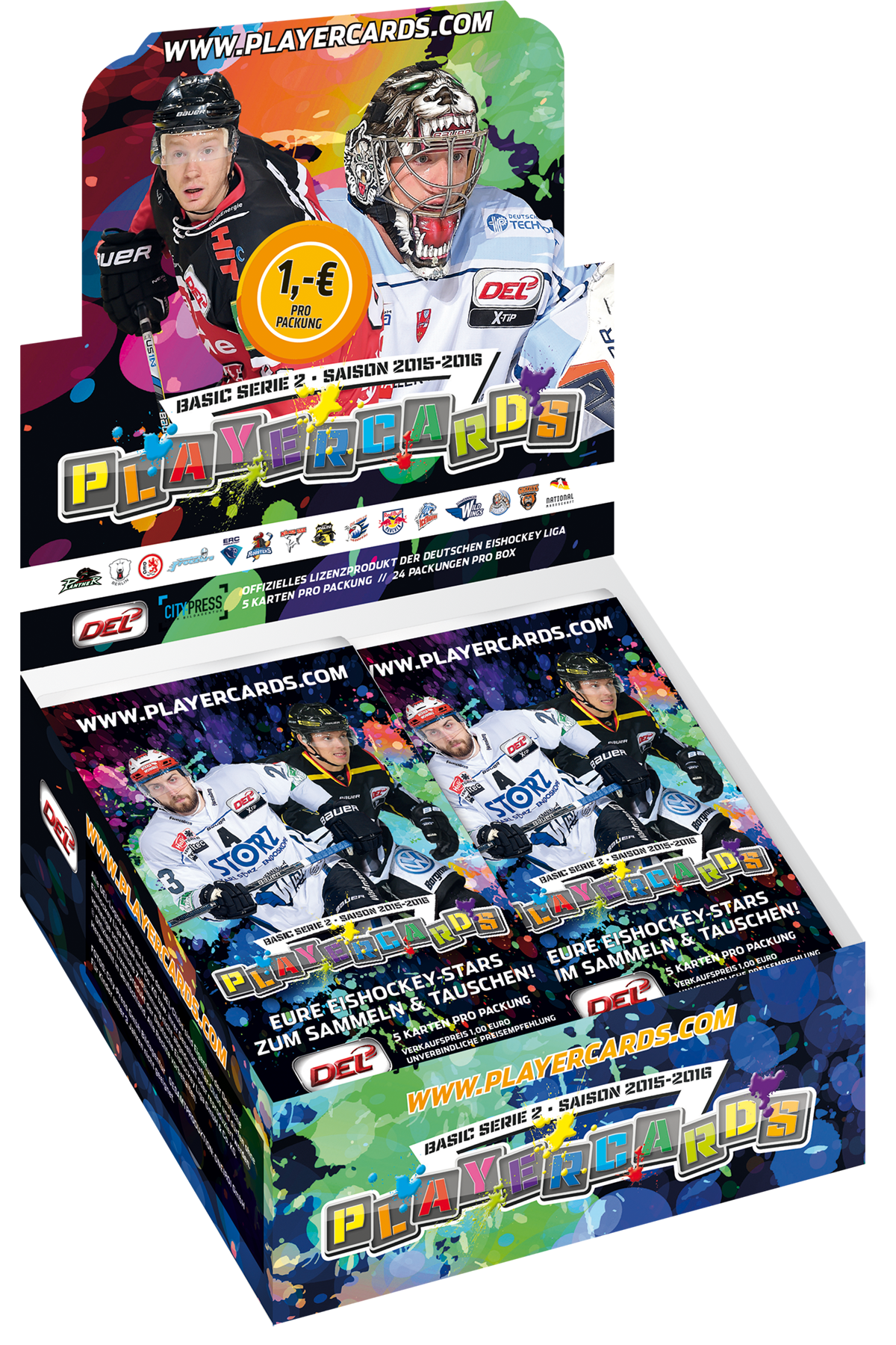 DEL Playercards Box Basic Serie 2 - 2015/2016